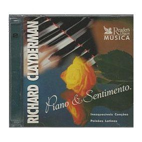 CD - Richard Clayderman  - Piano & Sentimento - 3 e 4