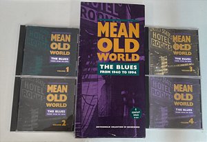 CD BOX - Mean Old World The Blues  [Volume 1 ao 4 ] + Livreto - IMP (Vários Artistas)