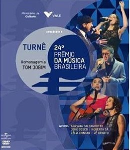 DVD - 24º PRÊMIO DA MÚSICA BRASILEIRA - HOMENAGEM A TOM JOBIM- DVD