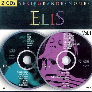 CD - Elis Regina - Série Grandes Nomes - Vol. 1 ( 2 Cds ) - Sem Contracapa