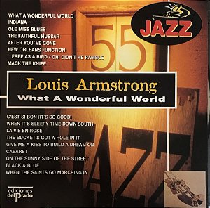 CD - Louis Armstrong - What a wonderful world (Coleção Jazz)