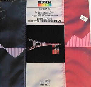 LP - Gershwin  , Eduardo Mata , Dallas Symphony Orchestra – Um americano em Paris - Abertura cubana - Porgy And Bess-A Symphonic Picture