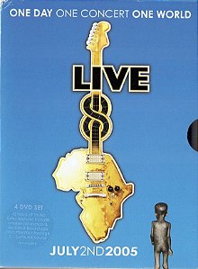 DVD - Live 8: One Day, One Concert, One World BOX 4 DVDs - IMPORTADO (Vários Artistas)