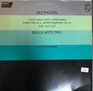 LP - Beethoven , Beaux Arts Trio – Klaviertrio D-Dur (Nach Der 2. Symphonie) Piano Trio in D
