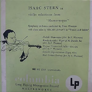 LP - Isaac Stern – Violin Selections From "Humoresque" (Importado US) (10")