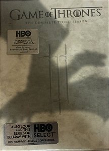 DVD BOX - Game of Thrones: The Complete Third Season (NOVO LACRADO ) (5 dvds)