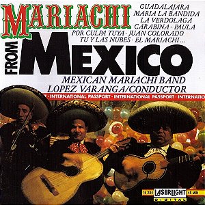 CD - Mexican Mariachi Band, Lopez Varanga – Mariachi From Mexico ( Importado )