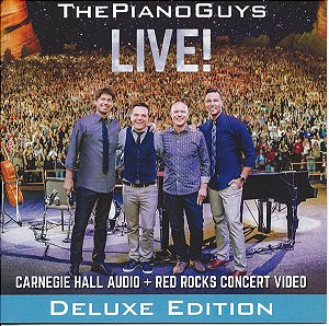 CD + DVD The Piano Guys – Live! ( Novo lacrado )