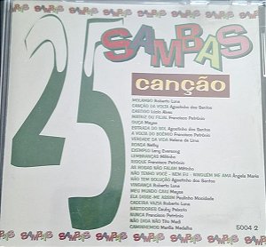 CD - 25 Sambas - Canção ( Vários Artistas )