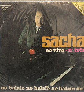 LP - Sacha – No Balaio Ao Vivo N° Três ( Lacrado )