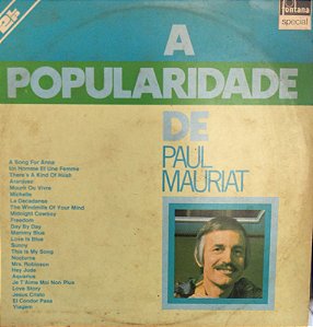 LP DUPLO - Paul Mauriat – A Popularidade De Paul Mauriat