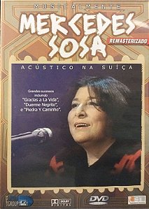 DVD - Mercedes Sosa – Musicalmente Mercedes Sosa - Acústico Na Suíça