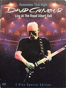 DVD Duplo - David Gilmour – Remember That Night (Live At The Royal Albert Hall) (Digipack)
