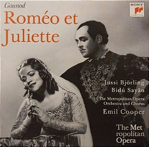 CD Duplo - Roméo Et Juliette - Charles Gounod - Jussi Björling, Bidú Sayão, The Metropolitan Opera, Emil Cooper (Promo)