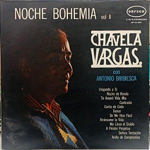 LP- Chavela Vargas con Antonio Bribiesca – Noche Bohemia Vol. 2