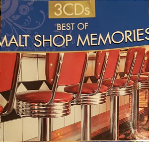 CD TRIPLO - Best Of Malt Shop Memories - Vários Artitas ( Imp - Canadá ) ( digipak )