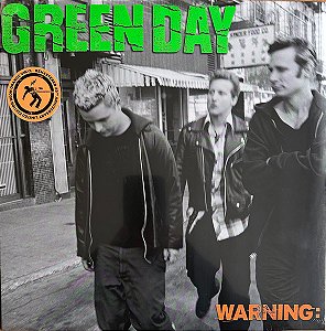LP - Green Day – Warning: (Vinil Laranja Neon) ( lacrado Importado )