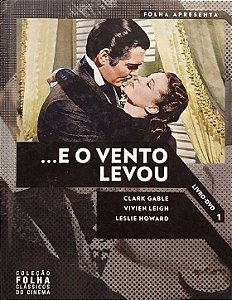 DVD Livro - ...E o vento levou (Coleção Folha Clássicos do Cinema #1) (3 DVDs)