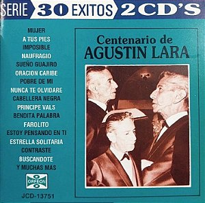 CD Duplo - Agustin Lara - 100 Aniversario De Augustin Lara