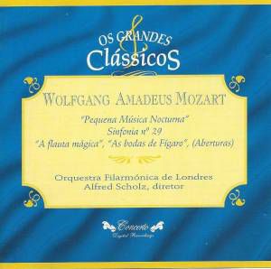 CD - Wolfgang Amadeus Mozart - Pequena Música Nocturna (Coleção Os Grandes Clássicos)