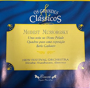 CD - Modest Mussorgsky - Os Grandes Clássicos