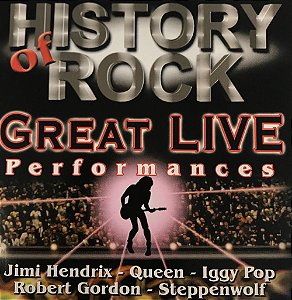 CD - History Of Rock - Great Live Performances (Vários Artistas)