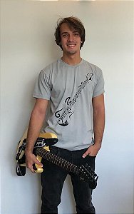 Camiseta Guitarra - prata - pronta entrega
