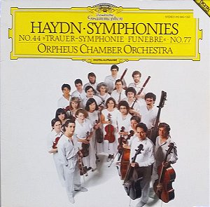 LP - Haydn ‎– Symphonies No. 44 Trauer-Symphonie • Funebre No. 77 - Orpheus Chamber Orchestra