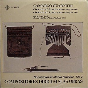 LP - Camargo Guarnieri, Laís de Souza Brasil, Orquestra Sinfônica Nacional Da Rádio MEC ‎– Concerto No. 3 Para Piano E Orquestra / Concerto No. 4 Para Piano E Orquestra