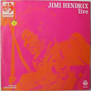 LP - Jimi Hendrix Featuring Curtis Knight ‎– Live