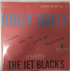 Compacto - The Jet Black's ‎– Caravan, Kon Tiki/ Let's go, Peace pipe (Vinyl, 7", 45 RPM, EP)