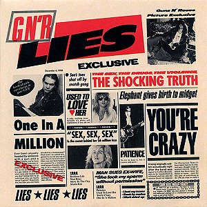 CD - Guns N' Roses ‎– G N' R Lies