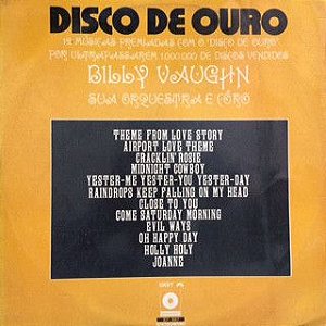 LP - Billy Vaughn ‎– Disco De Ouro