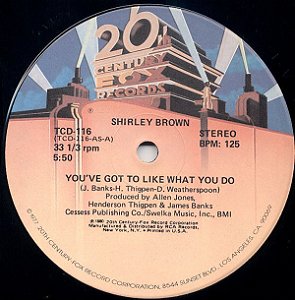 LP - Shirley Brown – You've Got To Like What You Do / Same Time, Same Place (IMP - USA)