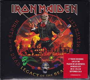 CD - Iron Maiden – Nights Of The Dead, Legacy Of The Beast (Digipack -Duplo - Novo - lacrado