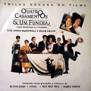 CD - Quatro casamentos & um funeral (Music From The Motion Picture) (Vários Artistas)