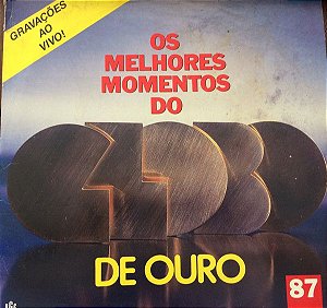 LP - Os Melhores Momentos Do Globo De Ouro - Ao Vivo (Vários Artistas)