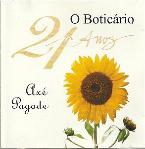 CD - O Boticário 21 anos-Axé Pagode (Vários Artistas)