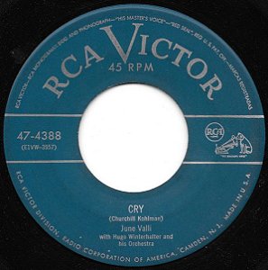 COMPACTO - June Valli - Cry / The Theree Bells (EUA)