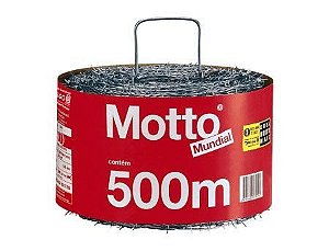 ARAME FARPADO MUNDIAL MOTTO - 500MTS