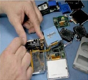 Troca do conector de celular