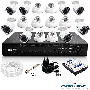 Instalação KIT CFTV 16 CANAIS