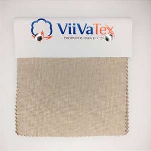 Mostruário de Tecido Linen Look Viivatex - Amostra de 10x10 cm.