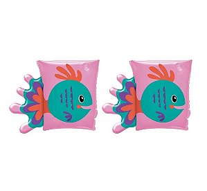 Boia de Braço Infantil Bichinhos 23x15 cm - Rosa