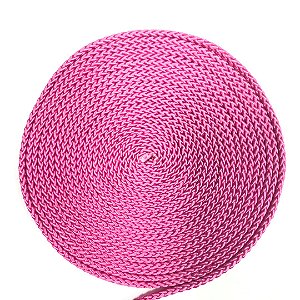 Corda Chata Náutica Uv Para Moveis Externos 10mm Rosa