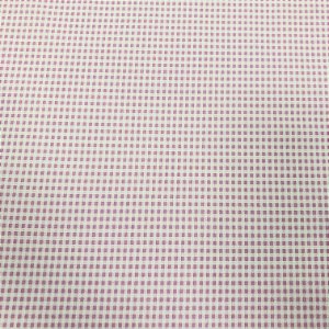 Tricoline Xadrez Rosa Fundo Branco 50cmX1,50 - Império dos Tecidos Online