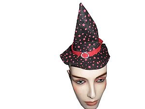 Adereço de Halloween Tiara Chapéu de Bruxa 1 Un - Catelândia