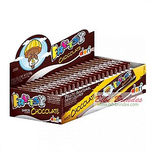 Bala Mastigável Frutsy Sabor Chocolate tipo Stick 50 Un 350g - Dori