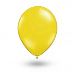 Balão Série Imperial Amarelo Sol n° 07 Pacote 50 Un - São Roque
