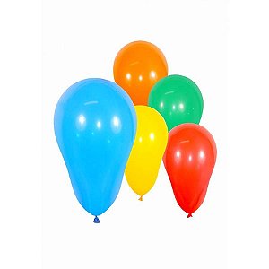 Balão Zerinho Sortidos com 100 Un - São Roque